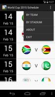 WorldCup 2015 Schedule OFFLINE to be updated 2019 স্ক্রিনশট 1