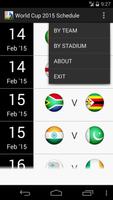 WorldCup 2015 Schedule OFFLINE to be updated 2019 screenshot 1