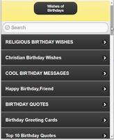 All Type Birthday Wishing SMS Affiche