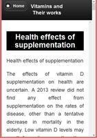 Vitamins and their Works 截图 1