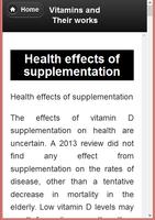 Vitamins and their Works syot layar 1