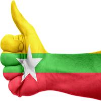 Myanmar Flag Wallpapers Affiche