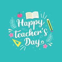 Happy Teachers' Day Wallpaper Affiche