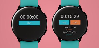Simple Stopwatch (Wear OS) capture d'écran 2