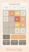 AI Simulator: 2048 Affiche