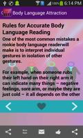 Body Language Attraction imagem de tela 2