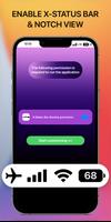 iCenter iOS 16: X - Status Bar screenshot 1