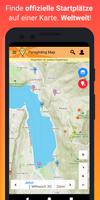 Paragliding Map Plakat