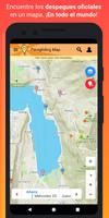 Paragliding Map Poster