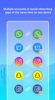 Parallel App: Multiple Accounts & Two face โปสเตอร์