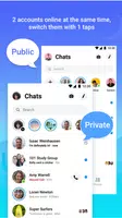 Parallel App: Multiple Accounts & Two face screenshot 1