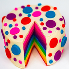 Cake Designs Idea Rainbow simgesi