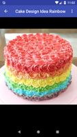 Cake Designs Idea Rainbow تصوير الشاشة 2