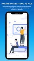 Paraphrase Tool App Advice poster