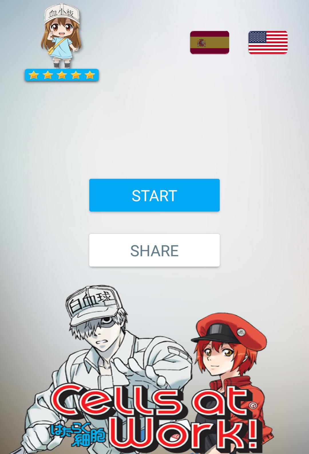 Hataraku Saibou (Anime TV) - Cells at Work APK برای دانلود اندروید