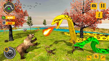 Anaconda Snake Simulator Games تصوير الشاشة 1