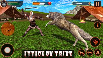 Wolf Game Wild Wolf Animal Sim capture d'écran 1