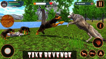 Wolf Game Wild Wolf Animal Sim capture d'écran 3
