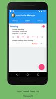 Auto Profile Manage by Events screenshot 1