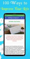 100 Ways to Improve Your Life ảnh chụp màn hình 2
