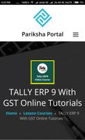 TALLY ERP 9 With GST Online Tr poster