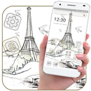 Парижская городская зарисовка APK