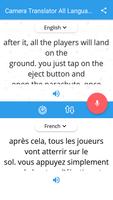Camera Translator All Language capture d'écran 2