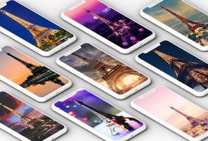 Paris Tower Wallpaper الملصق