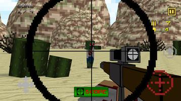 Pixel Sniper 3D اسکرین شاٹ 2