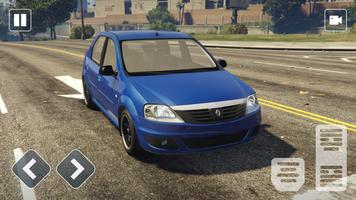 Renault Logan Drift & Drive plakat