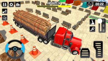 Log Transporter Truck Parking screenshot 2