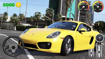 Parking Porsche - Cayman Drive Simulator Affiche