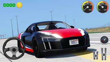 Parking Turbo R8 - Speed Driving Simulator Audi Affiche