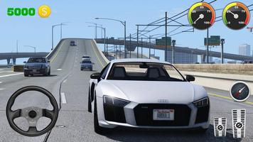 Parking Turbo R8 - Speed Driving Simulator Audi اسکرین شاٹ 2