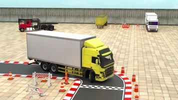 Euro Cargo Parking Truck Games captura de pantalla 1