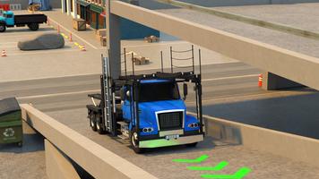 Euro Cargo Parking Truck Games اسکرین شاٹ 2