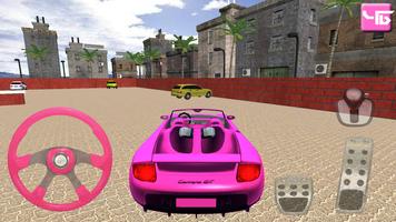 Kız Araba Park Etme Oyunu 3D Ekran Görüntüsü 2