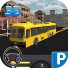 Public Coach Bus Transport Parking أيقونة