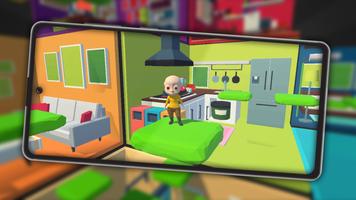 Scary baby : yellow parkour Plakat