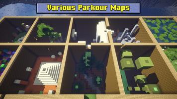 Parkour maps - spiral & rooms poster