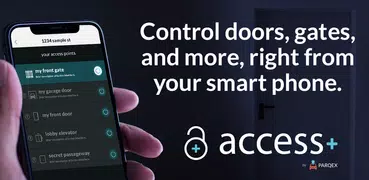Access+ remote control for gate, door, garage etc.