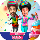 Happy Birthday dance - 3D danc آئیکن