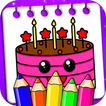 Birthday Party Coloring Book ícone