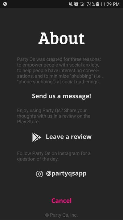 Party Qs screenshot 4