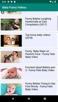 Baby Funny Videos capture d'écran 1