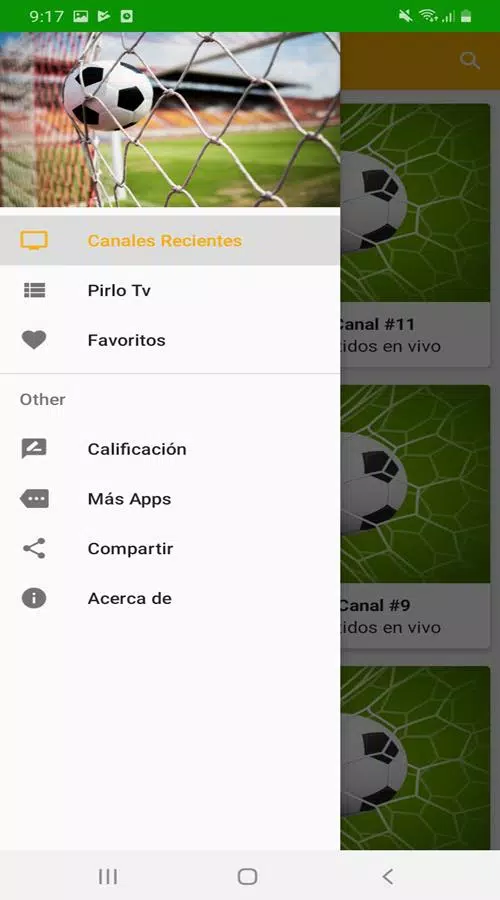 Download do APK Pirlo Tv Futbol en vivo para Android