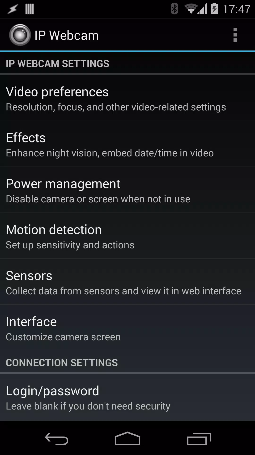 IP Webcam for Android - APK Download