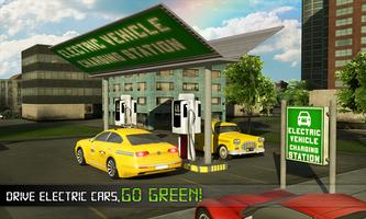 Electric Car Taxi Driver: Cab screenshot 1