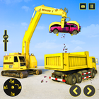 Crusher Crane Excavator Sim آئیکن