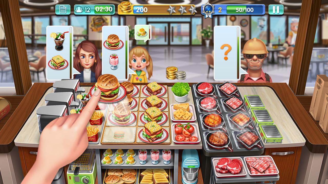 Android 用の クレイジークッキング 美味しいハンバーガーとラーメンを作るレストランゲーム Apk をダウンロード